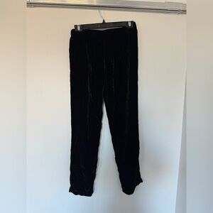 Bella Dahl Black Velvet Pants